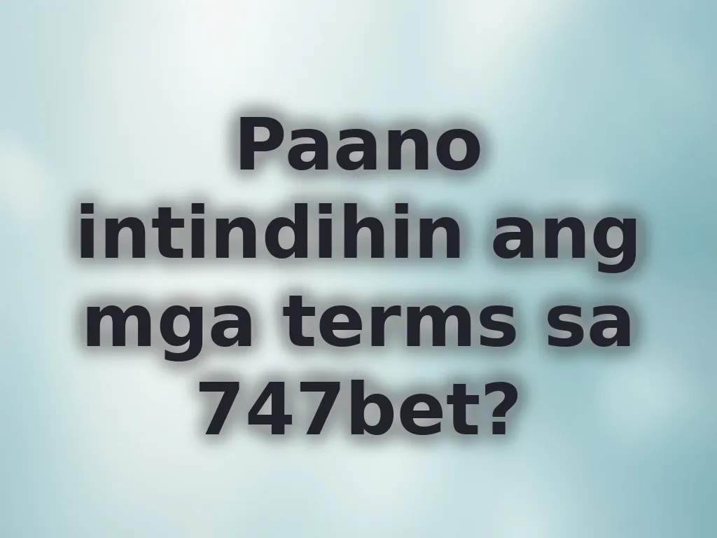 Betting terms glossary